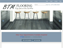 Tablet Screenshot of btmflooring.com